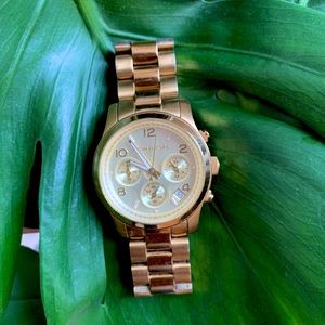 GOLD MICHAEL KORS Chronograph Bradshaw Watch